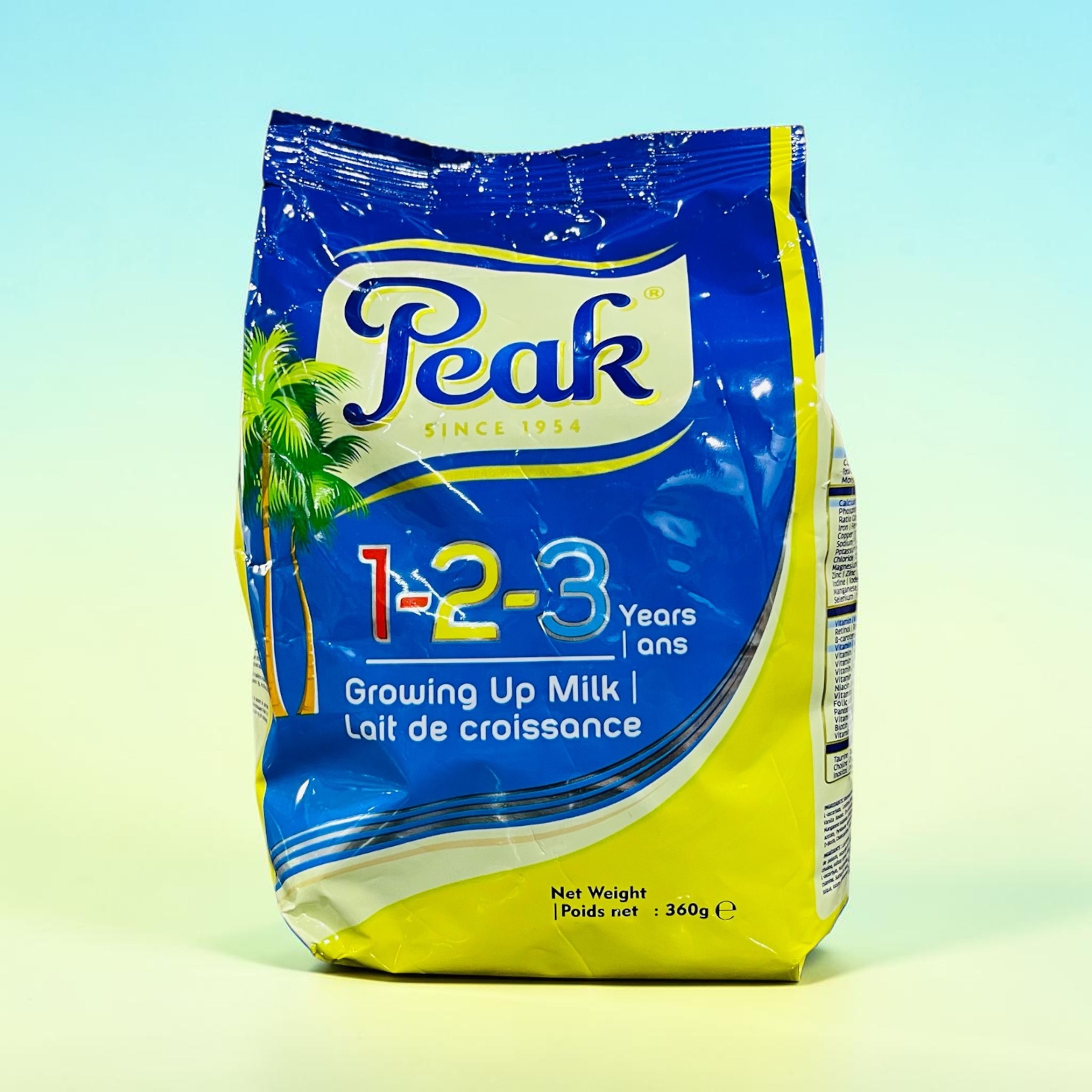 PEAK 1-2-3 YEARS GROWING UP MILK 360G